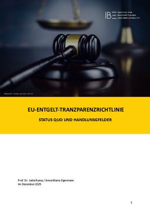 EU-Entgelttransparenzrichtlinie - Status Quo und Handlungsfelder