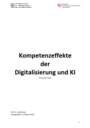 Kompetenzeffekte der Digitalisierung und KI