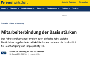 Mitarbeiterbindung der Basis stärken