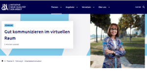 Gut kom­mu­ni­zie­ren im vir­tu­el­len Raum