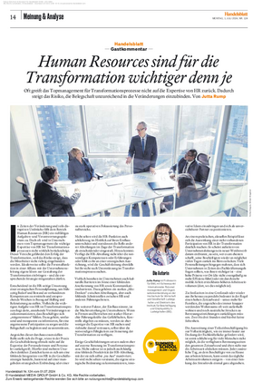 Human Resources sind für die Transformation wichtiger denn je