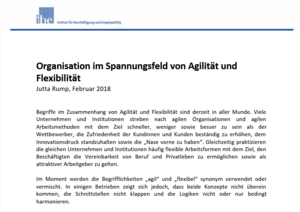 Organisation im Spannungsfeld von Agilität und  Flexibilität